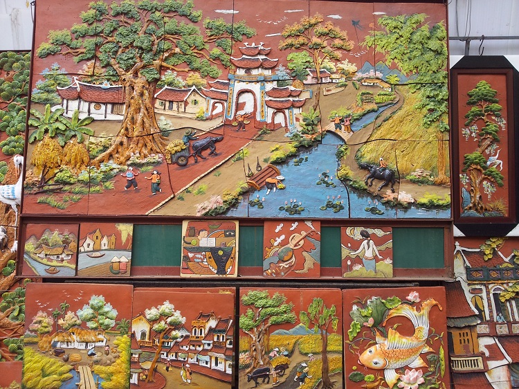 bat trang village hanoi ceramic picture